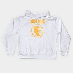 John Muir Hiking Trail California Kids Hoodie